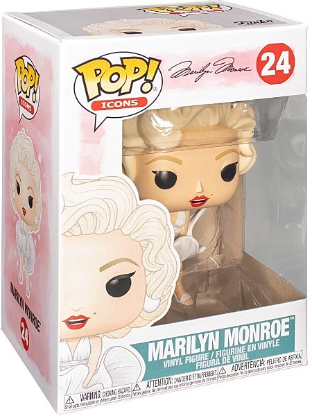 Funko POP #24 Icons Marilyn Monroe in White Dress Figure